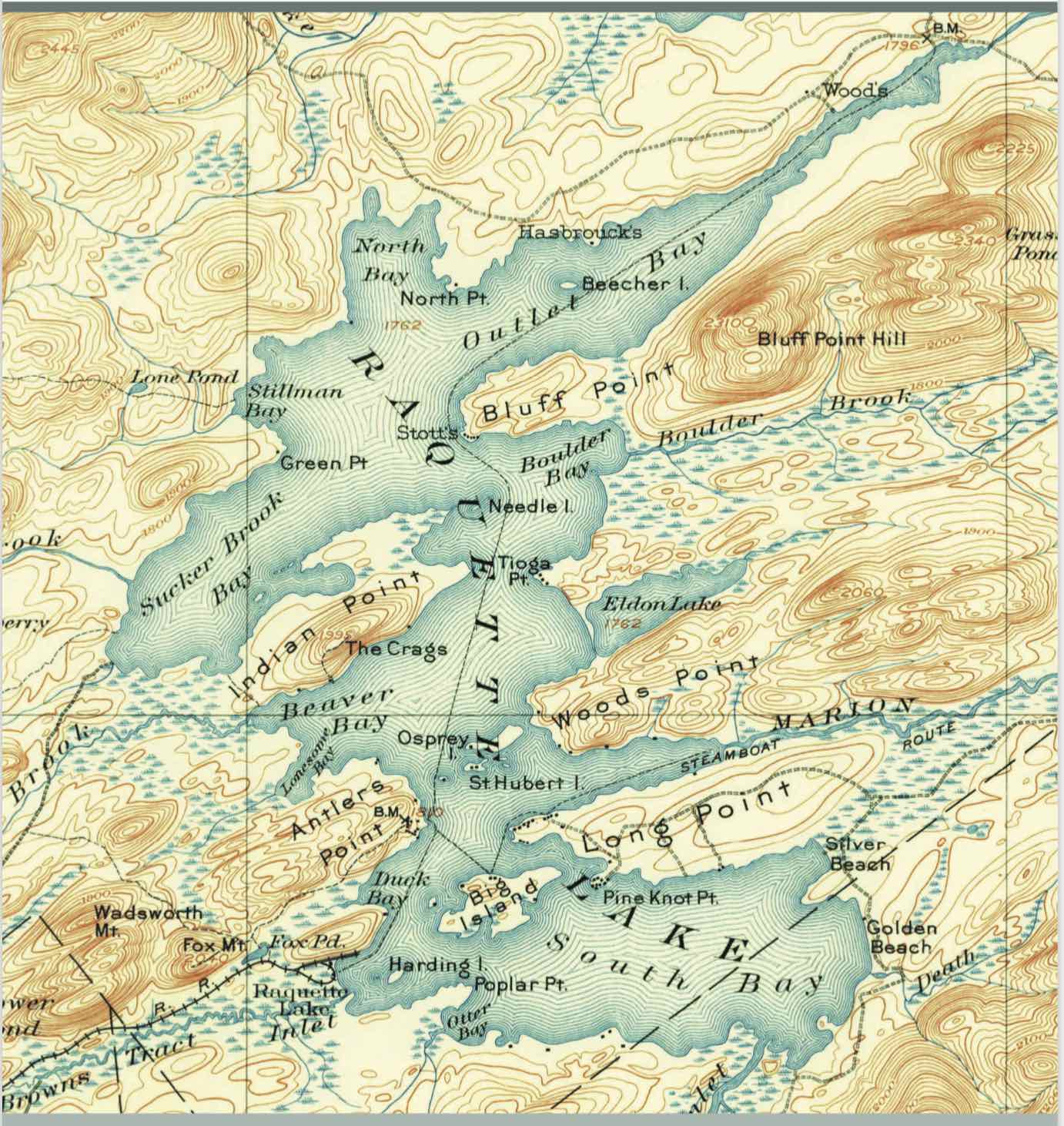 Where is Raquette Lake?